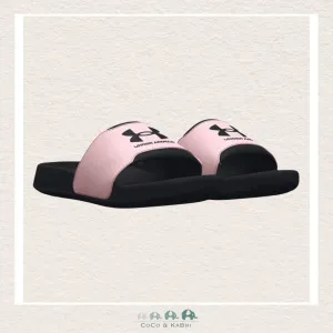 *Under Armour Girls' Ignite Select Slides Black/Pink