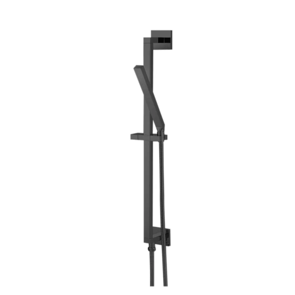 Universal Hand Shower Column Set - Wall Mount - 32" Brass/Matt Black