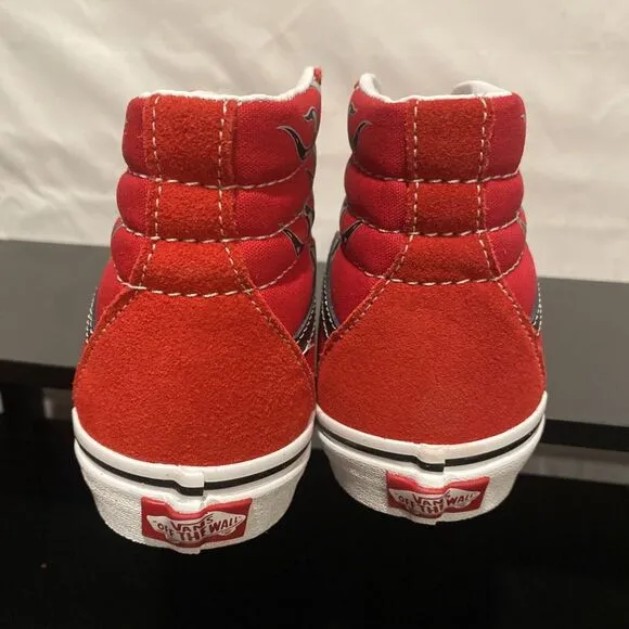 Vans Sk8-Hi Reflect Check Flame Racing Sneaker New Kids 6.5