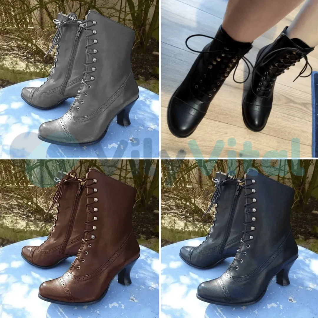 VilyVital™ Stylish & Comfortable Winter Women's High Heels Victorian Boots