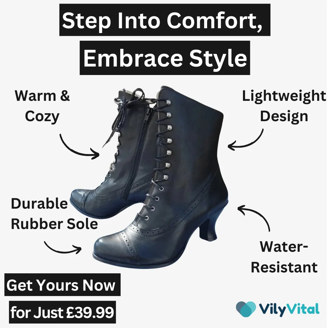 VilyVital™ Stylish & Comfortable Winter Women's High Heels Victorian Boots