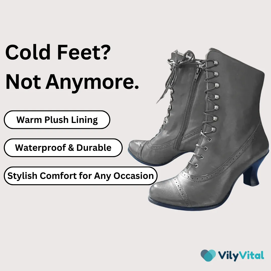 VilyVital™ Stylish & Comfortable Winter Women's High Heels Victorian Boots