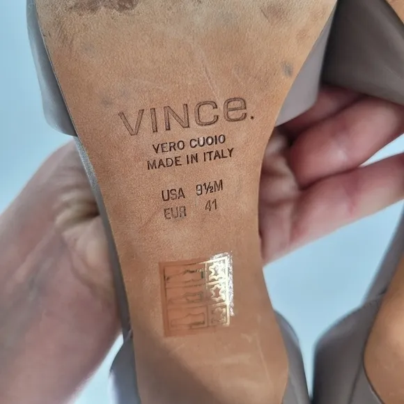 Vince. pointy toe skinny heel closed toe heels size 9.5