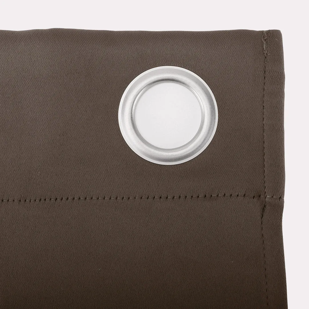 Wayfair Basics Blackout Grommet Curtain Panel Wayfair Basics® Curtain Color: Cocoa Size per Panel: 40" W x 84" L