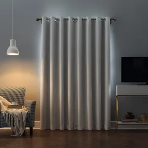 Wayfair Basics Blackout Grommet Curtain Panel Wayfair Basics® Curtain Color: Pearl Size per Panel: 40" W x 63" L