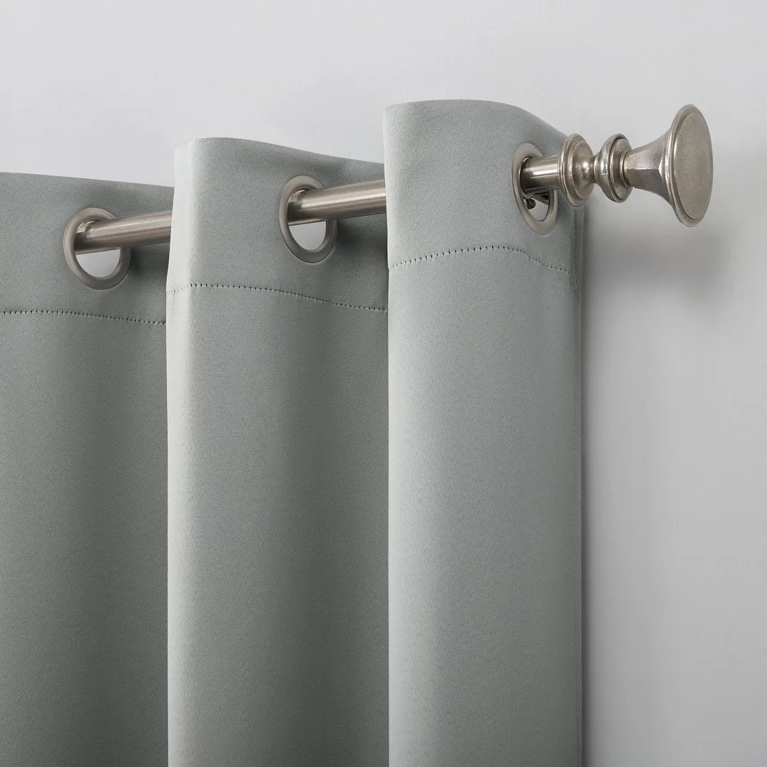 Wayfair Basics Blackout Grommet Curtain Panel Wayfair Basics® Curtain Color: Silver Gray Size per Panel: 54" W x 84" L