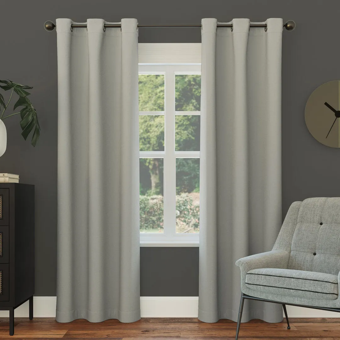Wayfair Basics Blackout Grommet Curtain Panel Wayfair Basics® Curtain Color: Silver Gray Size per Panel: 54" W x 84" L