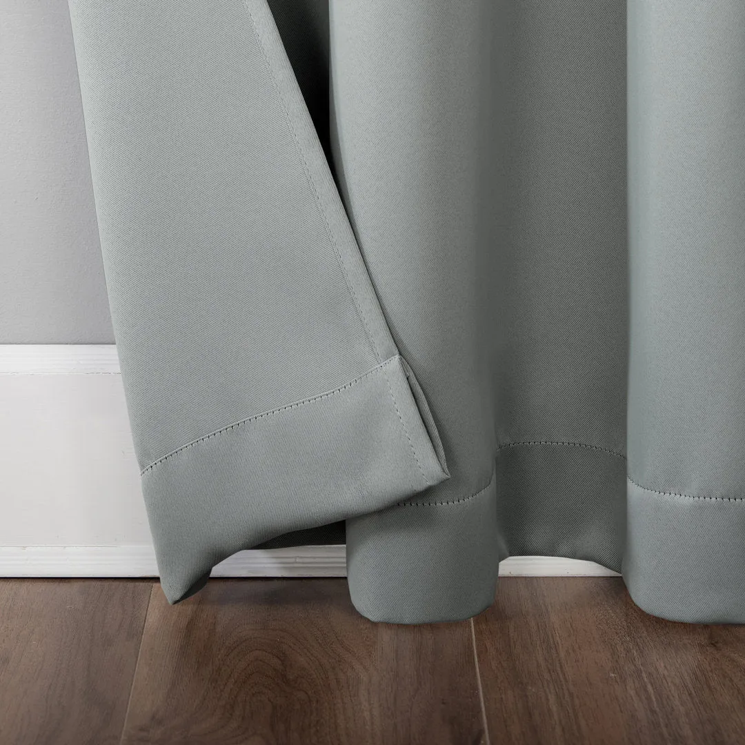 Wayfair Basics Blackout Grommet Curtain Panel Wayfair Basics® Curtain Color: Silver Gray Size per Panel: 54" W x 84" L