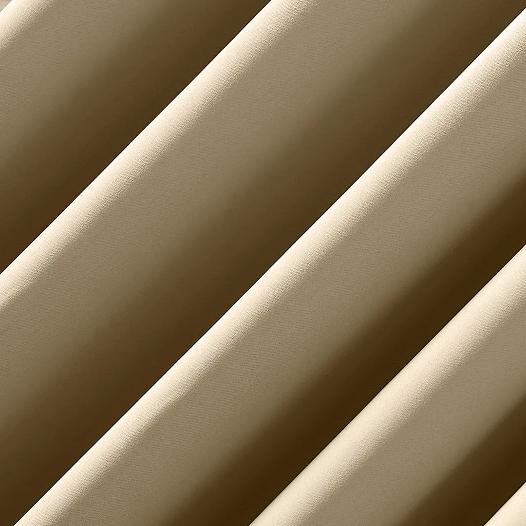 Wayfair Basics Blackout Grommet Curtain Panel Wayfair Basics® Curtain Color: Taupe Size per Panel: 40" W x 108" L