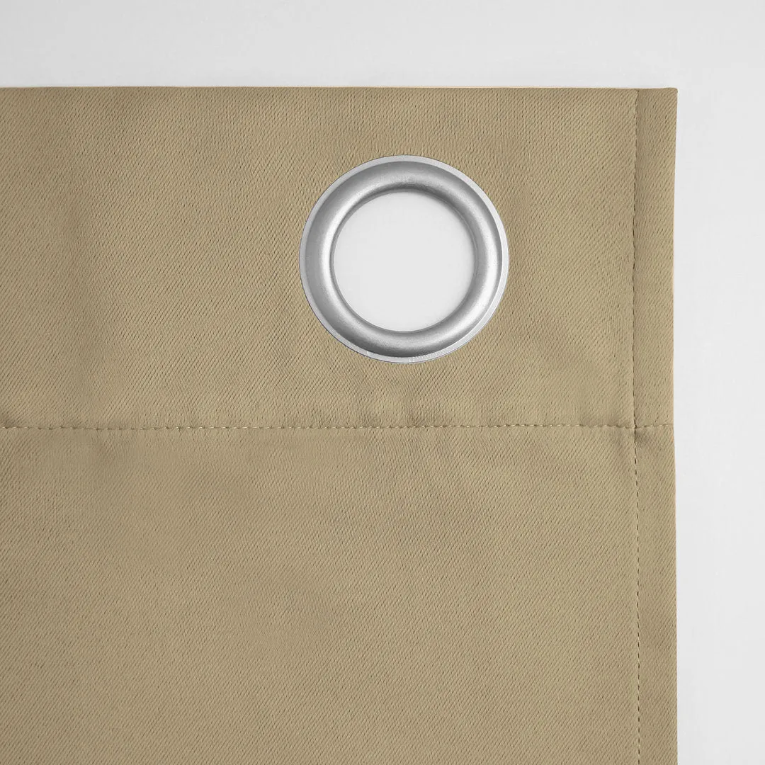 Wayfair Basics Blackout Grommet Curtain Panel Wayfair Basics® Curtain Color: Taupe Size per Panel: 40" W x 108" L