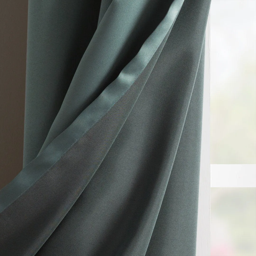 Wayfair Basics Room Darkening Grommet Curtain Panel Wayfair Basics® Curtain Color: Everglade Size per Panel: 54" W x 63" L