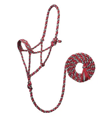 Weaver Leather Braided Rope Halter with 10' Lead