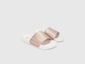 Women Textured Slip-On Sliders