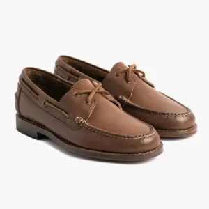 Zampa Tan Boat Shoes
