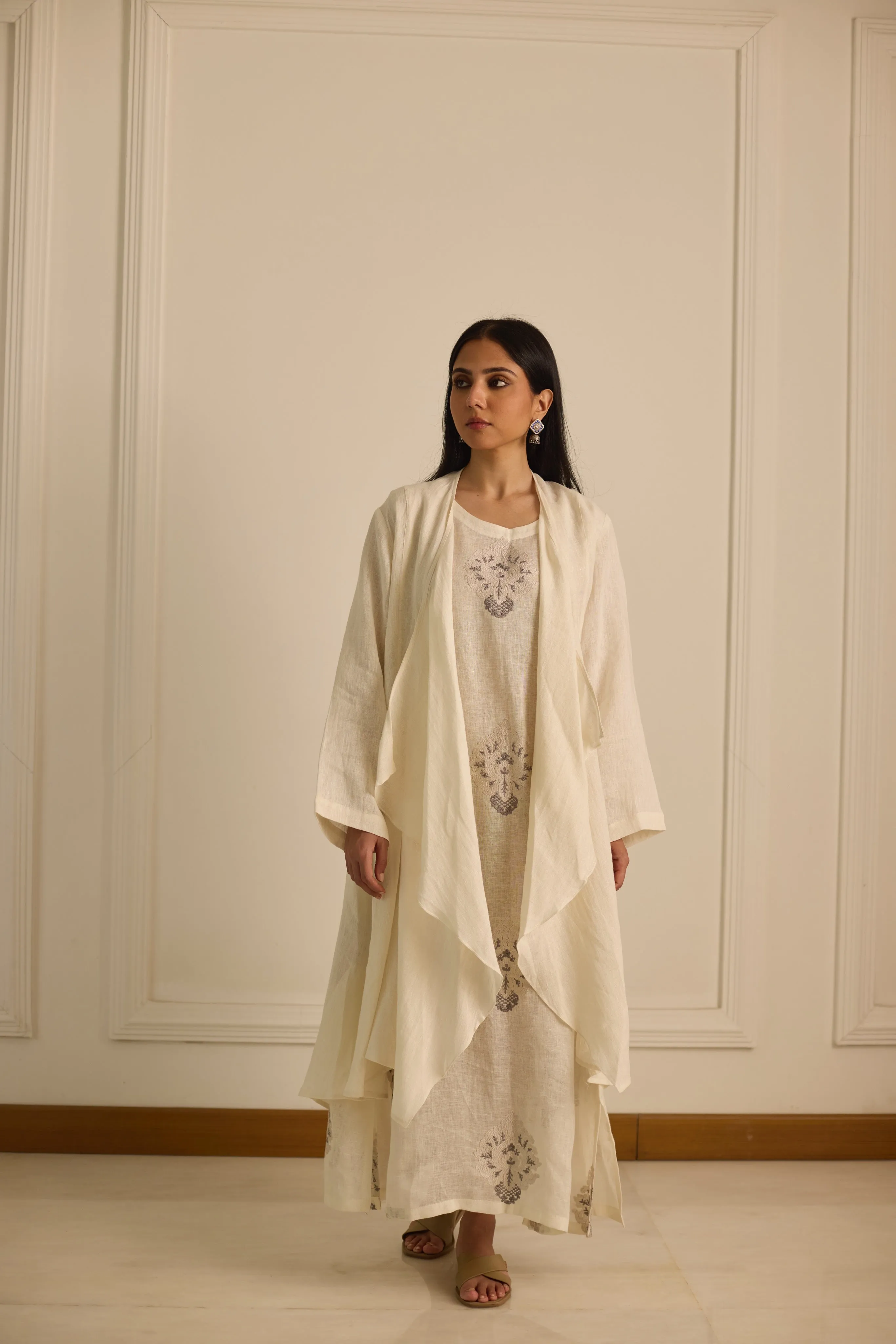 ZEENAT DRESS WITH OVERLAY