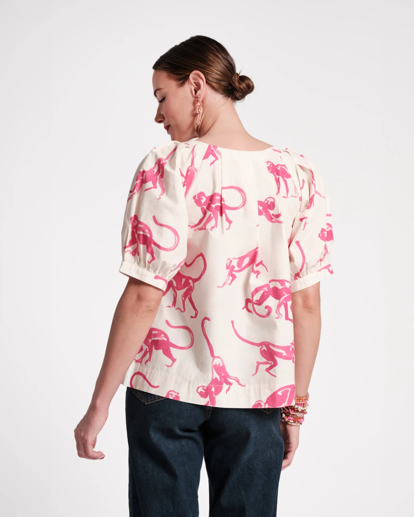 Zonda Top - Pink Monkey